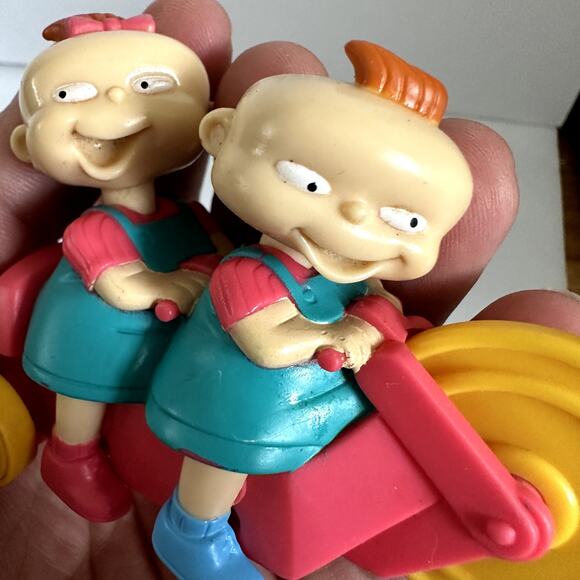 Vintage Burger King Kids Club Rugrats Phil Lil Shooter Toy 1998 Pullback Racer - Picture 4 of 10